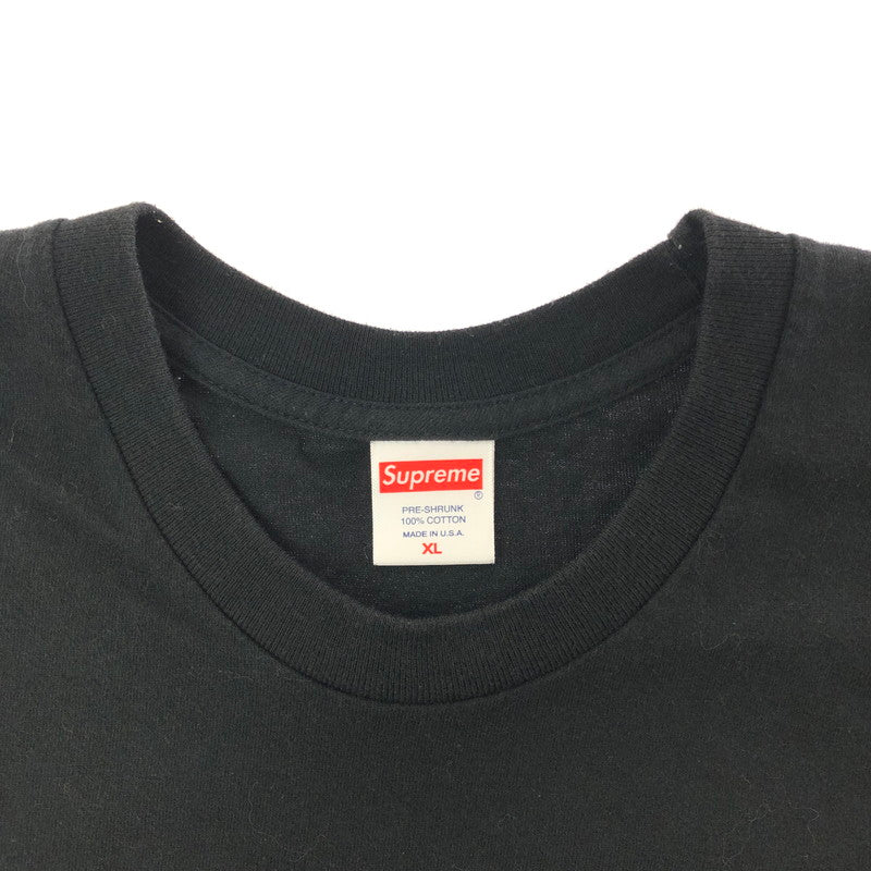 【中古品】【メンズ】 SUPREME シュプリーム 21AW SHADOW TEE シャドウTシャツ プリント 半袖 Tシャツ カットソー 149-260802-hi-01-tagh サイズ：XL カラー：ブラック 万代Net店