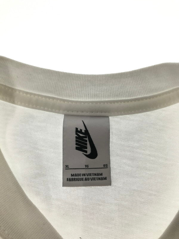 【中古品】【メンズ】 NIKE ナイキ × STUSSY ステューシー BEACH CREW T-SHIRT WHITE ビーチ クルー Tシャツ トップス 142-260801-rt-13-tagh サイズ：XL カラー：ホワイト 万代Net店