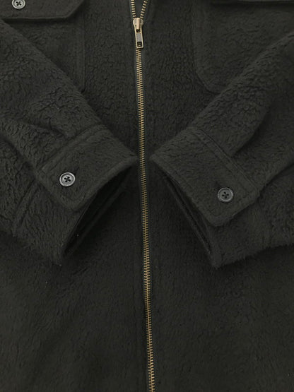 【中古品】【メンズ】 SUPREME シュプリーム 23AW FLEECE ZIP UP HOODED SHIRT フリース ジップアップフーデッドシャツ パーカー トップス 149-260809-hi-02-tagh サイズ：XL カラー：ブラック 万代Net店