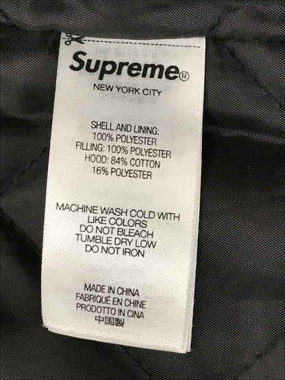 【中古品】【メンズ】 SUPREME シュプリーム 23AW FLEECE ZIP UP HOODED SHIRT フリース ジップアップフーデッドシャツ パーカー トップス 149-260809-hi-02-tagh サイズ：XL カラー：ブラック 万代Net店