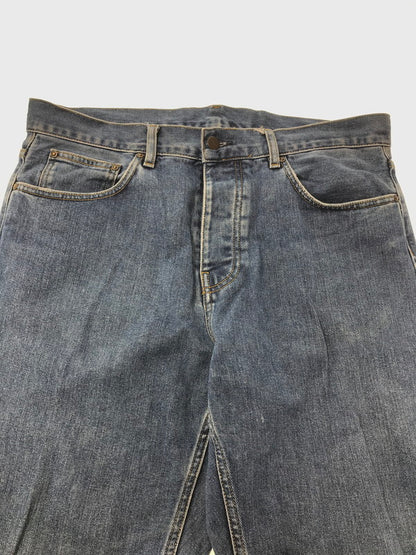 【中古品】【メンズ】 CARHARTT WIP カーハート ダブリューアイピー NEWEL JEANS I029208 ニューエル ジーンズ ボトムス 153-260801-rt-27-tagh サイズ：34 カラー：インディゴ 万代Net店