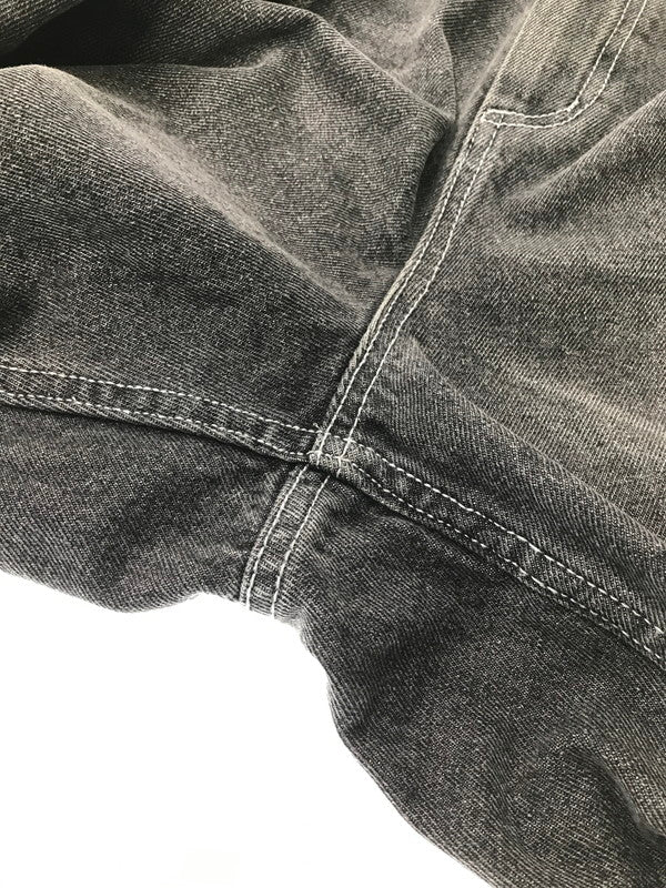 【中古品】【メンズ】 9090 ナインティナインティ KING LOGO BUGGY DENIM PANTS NN1270 キング ロゴ バギー デニム パンツ ジーンズ ボトムス 153-260801-rt-24-tagh サイズ：L カラー：ブラック 万代Net店