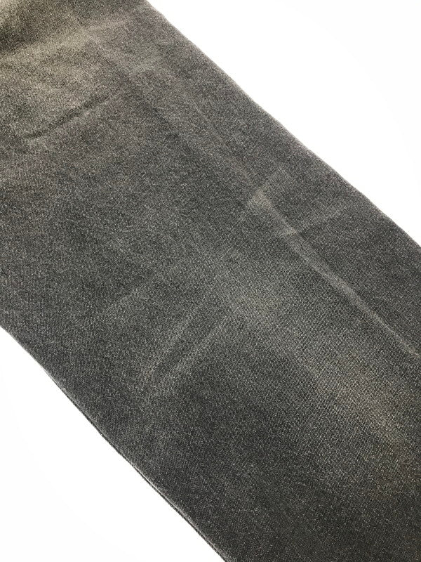 【中古品】【メンズ】 9090 ナインティナインティ KING LOGO BUGGY DENIM PANTS NN1270 キング ロゴ バギー デニム パンツ ジーンズ ボトムス 153-260801-rt-24-tagh サイズ：L カラー：ブラック 万代Net店