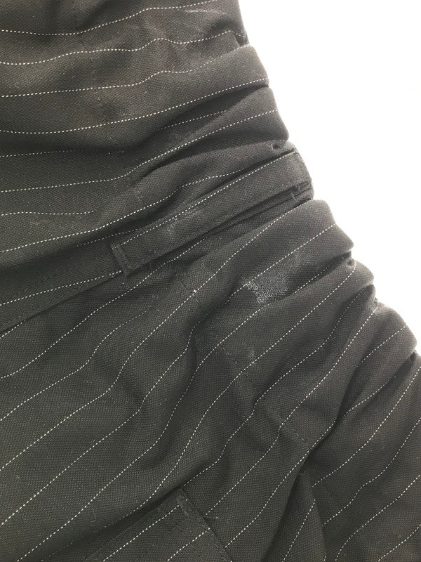 【中古品】【メンズ】 SILLAGE シラージ CIRCULAR PANTS BLACK STRIPE SLEC-CPSTP-BL サーキュラー パンツ ボトムス 151-260801-rt-26-tagh サイズ：F カラー：ブラック 万代Net店