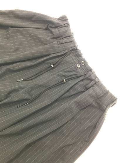【中古品】【メンズ】 SILLAGE シラージ CIRCULAR PANTS BLACK STRIPE SLEC-CPSTP-BL サーキュラー パンツ ボトムス 151-260801-rt-26-tagh サイズ：F カラー：ブラック 万代Net店