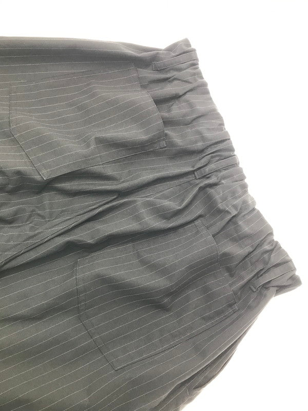 【中古品】【メンズ】 SILLAGE シラージ CIRCULAR PANTS BLACK STRIPE SLEC-CPSTP-BL サーキュラー パンツ ボトムス 151-260801-rt-26-tagh サイズ：F カラー：ブラック 万代Net店