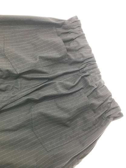 【中古品】【メンズ】 SILLAGE シラージ CIRCULAR PANTS BLACK STRIPE SLEC-CPSTP-BL サーキュラー パンツ ボトムス 151-260801-rt-26-tagh サイズ：F カラー：ブラック 万代Net店
