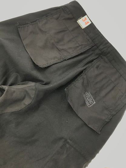 【中古品】【メンズ】 BERJAC ベルジャック FRANCE MADE CARGO BLACK PANTS M-47 フランス メイド カーゴ パンツ ボトムス 152-260801-rt-25-tagh サイズ：34 カラー：ブラック 万代Net店