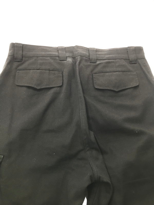 【中古品】【メンズ】 BERJAC ベルジャック FRANCE MADE CARGO BLACK PANTS M-47 フランス メイド カーゴ パンツ ボトムス 152-260801-rt-25-tagh サイズ：34 カラー：ブラック 万代Net店