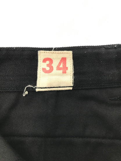【中古品】【メンズ】 BERJAC ベルジャック FRANCE MADE CARGO BLACK PANTS M-47 フランス メイド カーゴ パンツ ボトムス 152-260801-rt-25-tagh サイズ：34 カラー：ブラック 万代Net店