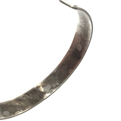 【中古品】【メンズ】 NAVAJO ナバホ RAYMOND BEGAY RAY B STERLING CHIP INLAY BANGLE レイモンド ビゲイ スターリングシルバー チップインレイ バングル アクセサリー 191-260809-rt-20-tagh カラー：シルバー 万代Net店