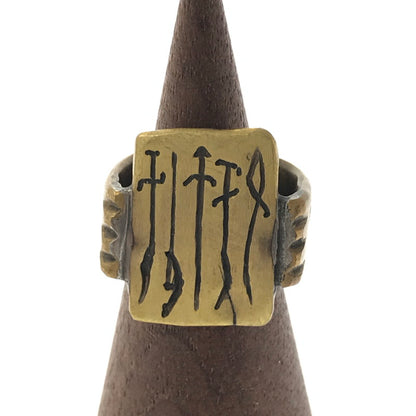 【中古品】【メンズ】 LOOT ルーツ VALHALLA VIKING HISTORY RING ヴァルハラ バイキング ヒストリー リング アクセサリー 193-260809-rt-17-tagh カラー：ゴールド 万代Net店