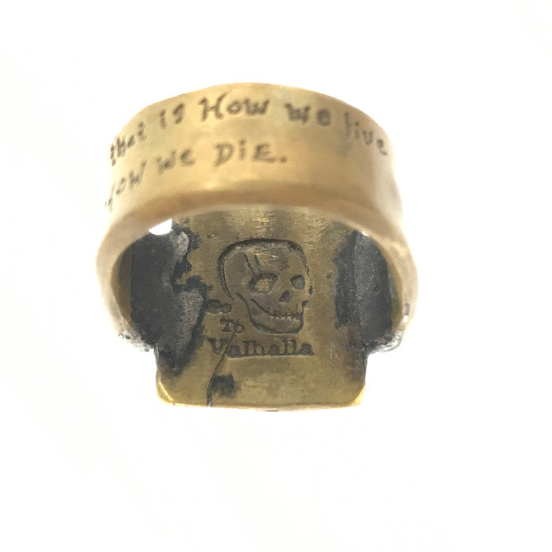 【中古品】【メンズ】 LOOT ルーツ VALHALLA VIKING HISTORY RING ヴァルハラ バイキング ヒストリー リング アクセサリー 193-260809-rt-17-tagh カラー：ゴールド 万代Net店