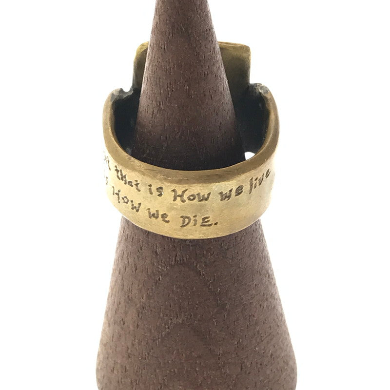 【中古品】【メンズ】 LOOT ルーツ VALHALLA VIKING HISTORY RING ヴァルハラ バイキング ヒストリー リング アクセサリー 193-260809-rt-17-tagh カラー：ゴールド 万代Net店