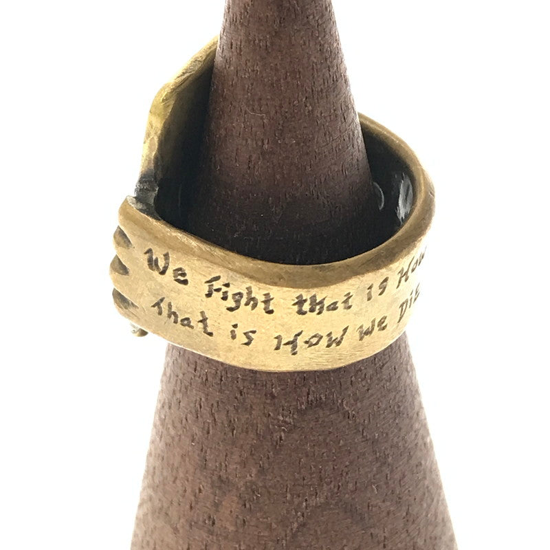 【中古品】【メンズ】 LOOT ルーツ VALHALLA VIKING HISTORY RING ヴァルハラ バイキング ヒストリー リング アクセサリー 193-260809-rt-17-tagh カラー：ゴールド 万代Net店