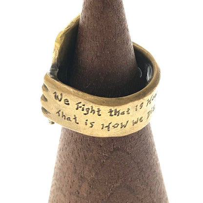 【中古品】【メンズ】 LOOT ルーツ VALHALLA VIKING HISTORY RING ヴァルハラ バイキング ヒストリー リング アクセサリー 193-260809-rt-17-tagh カラー：ゴールド 万代Net店