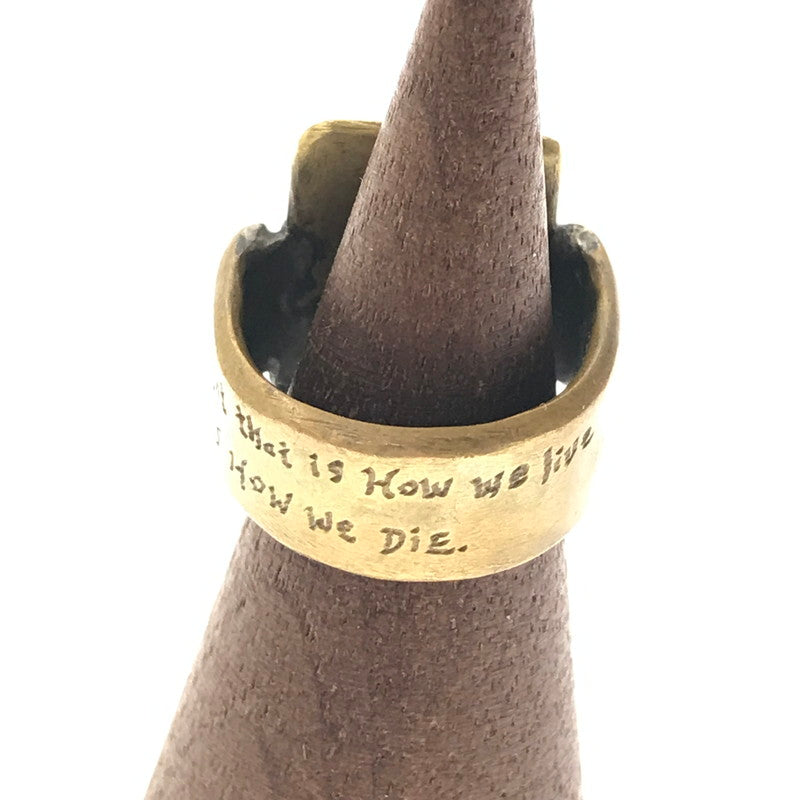【中古品】【メンズ】 LOOT ルーツ VALHALLA VIKING HISTORY RING ヴァルハラ バイキング ヒストリー リング アクセサリー 193-260809-rt-17-tagh カラー：ゴールド 万代Net店