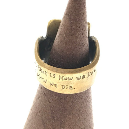 【中古品】【メンズ】 LOOT ルーツ VALHALLA VIKING HISTORY RING ヴァルハラ バイキング ヒストリー リング アクセサリー 193-260809-rt-17-tagh カラー：ゴールド 万代Net店