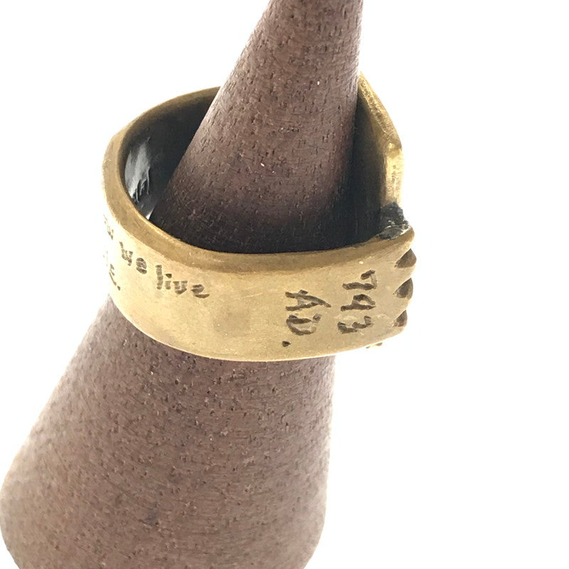 【中古品】【メンズ】 LOOT ルーツ VALHALLA VIKING HISTORY RING ヴァルハラ バイキング ヒストリー リング アクセサリー 193-260809-rt-17-tagh カラー：ゴールド 万代Net店