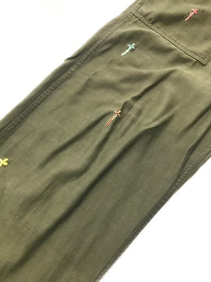 【現状渡し品】【メンズ】 SHANANA MIL シャナナ ミル U.S.ARMY UTILITY BAKER PANTS OLIVE アメリカ軍 ユーティリティ ベイカー パンツ ボトムス 156-260801-rt-23-tagh サイズ：不明 下記参照 カラー：オリーブ 万代Net店
