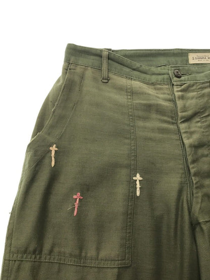【現状渡し品】【メンズ】 SHANANA MIL シャナナ ミル U.S.ARMY UTILITY BAKER PANTS OLIVE アメリカ軍 ユーティリティ ベイカー パンツ ボトムス 156-260801-rt-23-tagh サイズ：不明 下記参照 カラー：オリーブ 万代Net店