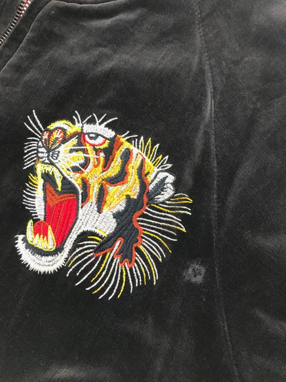 【現状渡し品】【メンズ】 USED ユーズド SOUVENIR JACKET BLACK 3323 顔虎 スーベニア ジャケット ライトアウター 146-260801-rt-18-tagh サイズ：F カラー：ブラック 万代Net店