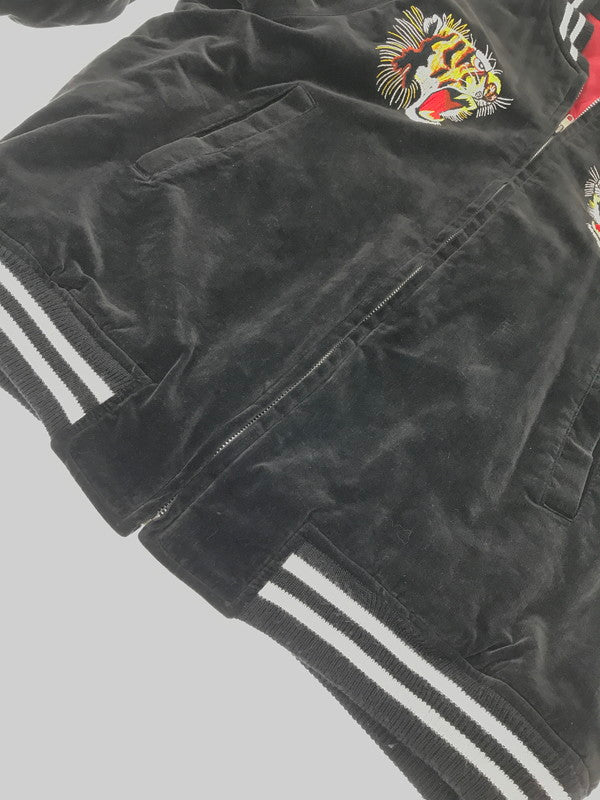【現状渡し品】【メンズ】 USED ユーズド SOUVENIR JACKET BLACK 3323 顔虎 スーベニア ジャケット ライトアウター 146-260801-rt-18-tagh サイズ：F カラー：ブラック 万代Net店