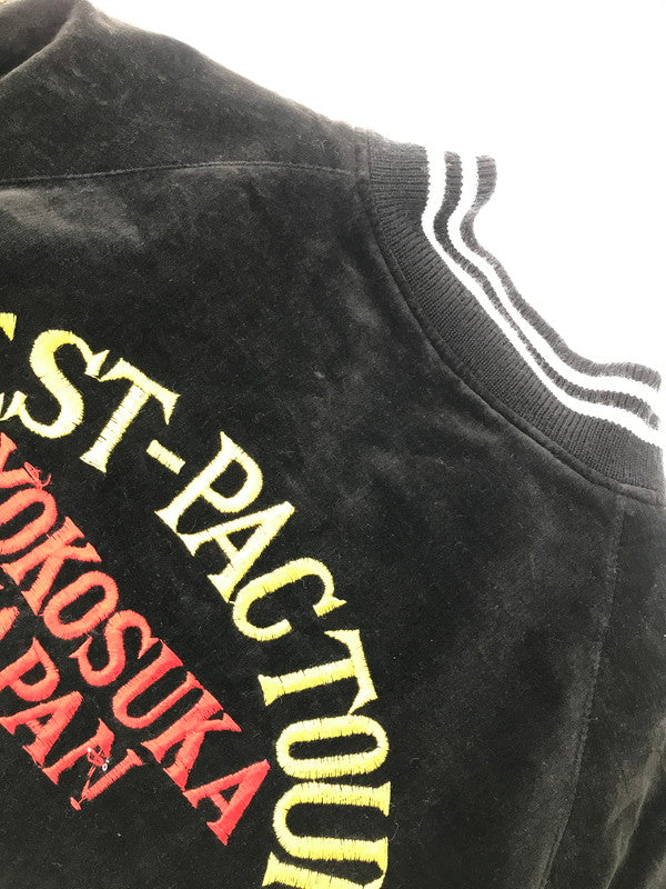 【現状渡し品】【メンズ】 USED ユーズド SOUVENIR JACKET BLACK 3323 顔虎 スーベニア ジャケット ライトアウター 146-260801-rt-18-tagh サイズ：F カラー：ブラック 万代Net店