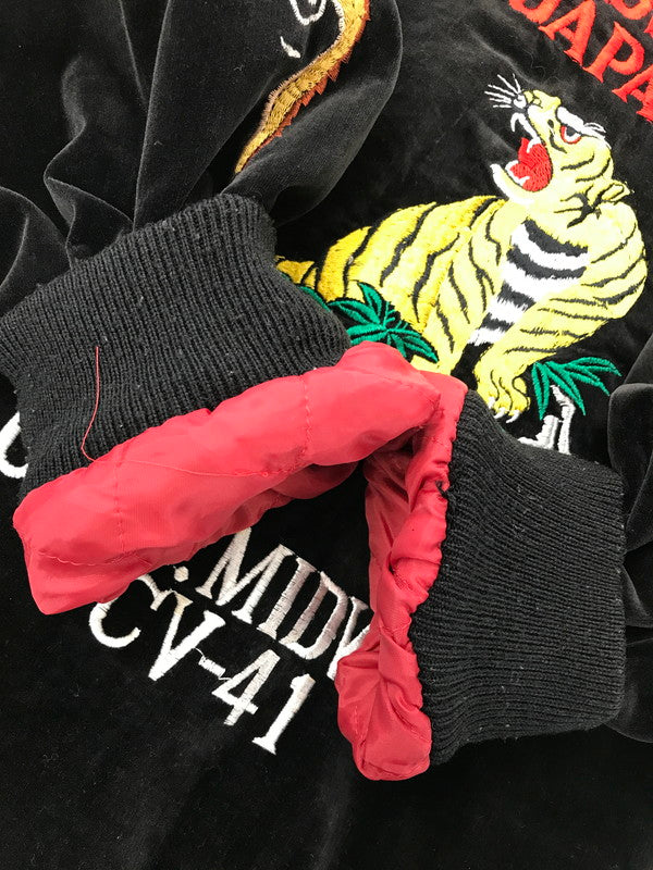 【現状渡し品】【メンズ】 USED ユーズド SOUVENIR JACKET BLACK 3323 顔虎 スーベニア ジャケット ライトアウター 146-260801-rt-18-tagh サイズ：F カラー：ブラック 万代Net店