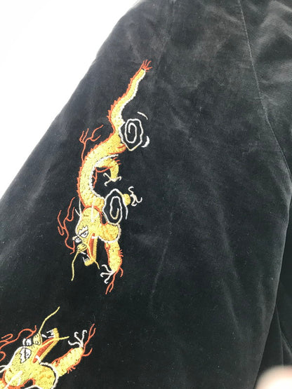 【現状渡し品】【メンズ】 USED ユーズド SOUVENIR JACKET BLACK 3323 顔虎 スーベニア ジャケット ライトアウター 146-260801-rt-18-tagh サイズ：F カラー：ブラック 万代Net店