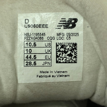 【中古品】【メンズ】 NEW BALANCE ニューバランス RAIN CLOUD WITH CASTLEROCK AND WHITE U9060EEE スニーカー 靴 162-260730-rt-08-tagh サイズ：28.5cm US10.5 カラー：グレー 万代Net店