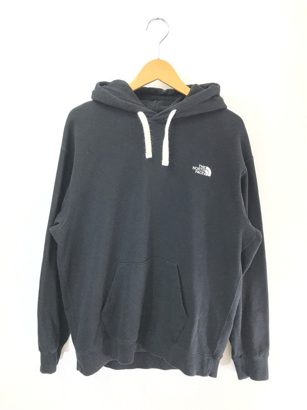 【中古品】【メンズ】 THE NORTH FACE ザ・ノース フェイス MESSAGE LOGO HOODIE BLACK メッセージ ロゴ フーディー パーカー 144-260801-rt-14-tagh サイズ：M カラー：ブラック 万代Net店
