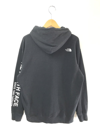 【中古品】【メンズ】 THE NORTH FACE ザ・ノース フェイス MESSAGE LOGO HOODIE BLACK メッセージ ロゴ フーディー パーカー 144-260801-rt-14-tagh サイズ：M カラー：ブラック 万代Net店