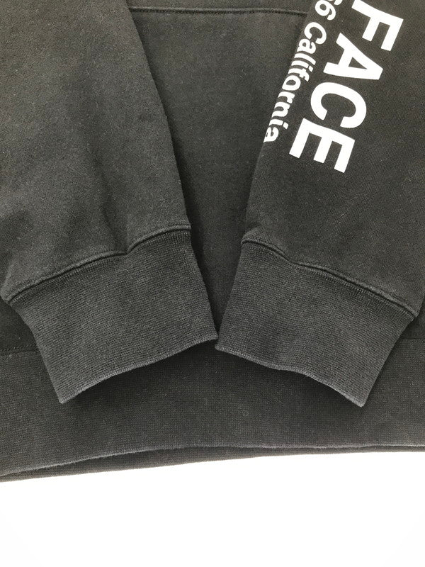 【中古品】【メンズ】 THE NORTH FACE ザ・ノース フェイス MESSAGE LOGO HOODIE BLACK メッセージ ロゴ フーディー パーカー 144-260801-rt-14-tagh サイズ：M カラー：ブラック 万代Net店