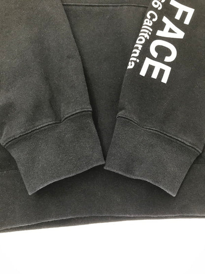 【中古品】【メンズ】 THE NORTH FACE ザ・ノース フェイス MESSAGE LOGO HOODIE BLACK メッセージ ロゴ フーディー パーカー 144-260801-rt-14-tagh サイズ：M カラー：ブラック 万代Net店