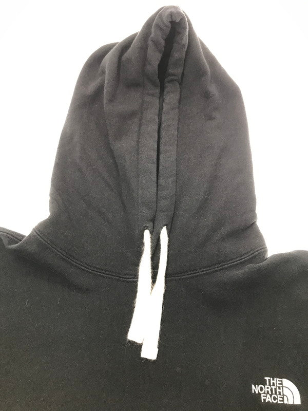 【中古品】【メンズ】 THE NORTH FACE ザ・ノース フェイス MESSAGE LOGO HOODIE BLACK メッセージ ロゴ フーディー パーカー 144-260801-rt-14-tagh サイズ：M カラー：ブラック 万代Net店
