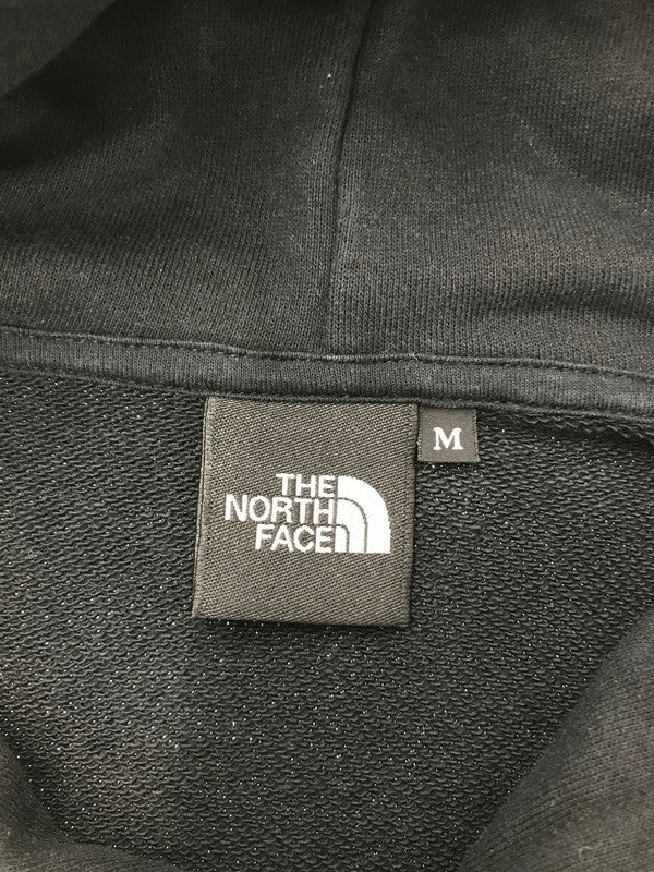 【中古品】【メンズ】 THE NORTH FACE ザ・ノース フェイス MESSAGE LOGO HOODIE BLACK メッセージ ロゴ フーディー パーカー 144-260801-rt-14-tagh サイズ：M カラー：ブラック 万代Net店