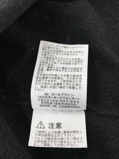 【中古品】【メンズ】 THE NORTH FACE ザ・ノース フェイス MESSAGE LOGO HOODIE BLACK メッセージ ロゴ フーディー パーカー 144-260801-rt-14-tagh サイズ：M カラー：ブラック 万代Net店
