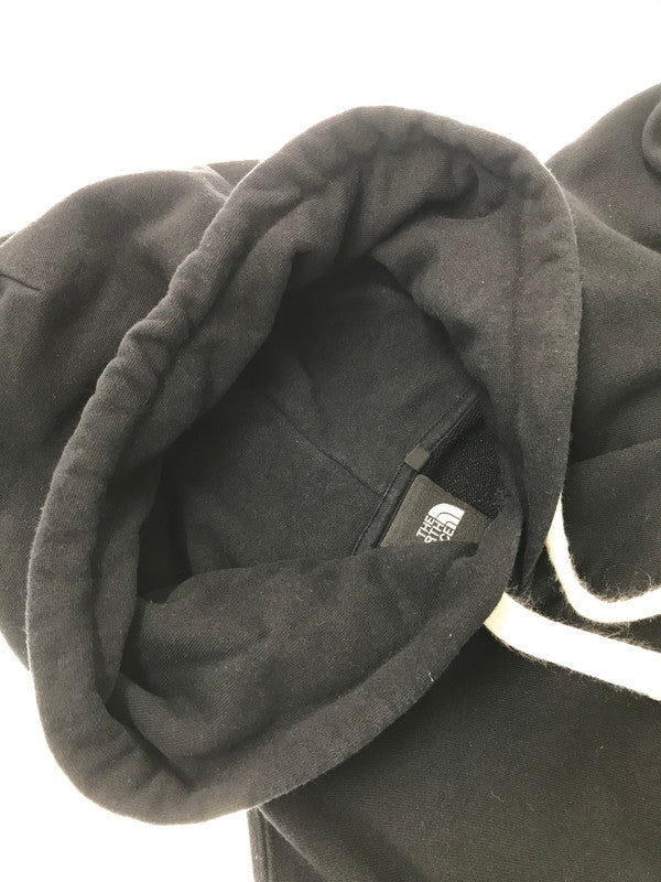 【中古品】【メンズ】 THE NORTH FACE ザ・ノース フェイス MESSAGE LOGO HOODIE BLACK メッセージ ロゴ フーディー パーカー 144-260801-rt-14-tagh サイズ：M カラー：ブラック 万代Net店