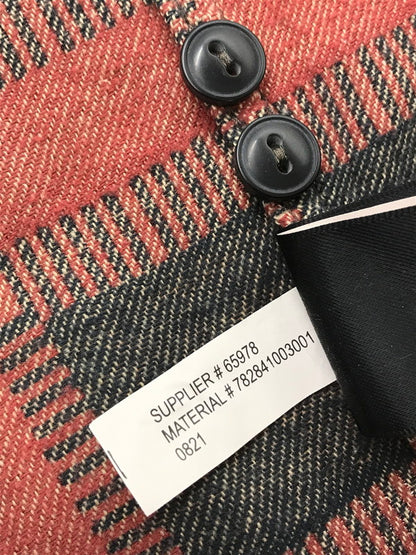 【中古品】【メンズ】 RRL ダブルアールエル PLAID JACQUARD WORK SHIRT 782841003001 ジャガード ワーク シャツ トップス 145-260801-rt-17-tagh サイズ：XS カラー：レッド/ブラック 万代Net店