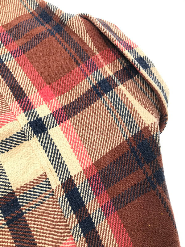 【中古品】【メンズ】 A BATHING APE ア ベイシング エイプ ELBOW PATCH FLANNEL SHIRT 1870-131-064 エルボー パッチ フランネル シャツ トップス 142-260801-rt-16-tagh サイズ：L カラー：レッド 万代Net店