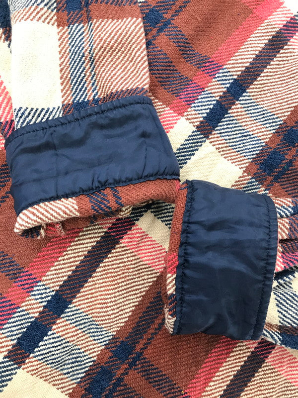 【中古品】【メンズ】 A BATHING APE ア ベイシング エイプ ELBOW PATCH FLANNEL SHIRT 1870-131-064 エルボー パッチ フランネル シャツ トップス 142-260801-rt-16-tagh サイズ：L カラー：レッド 万代Net店