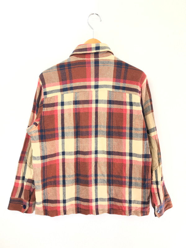 【中古品】【メンズ】 A BATHING APE ア ベイシング エイプ ELBOW PATCH FLANNEL SHIRT 1870-131-064 エルボー パッチ フランネル シャツ トップス 142-260801-rt-16-tagh サイズ：L カラー：レッド 万代Net店