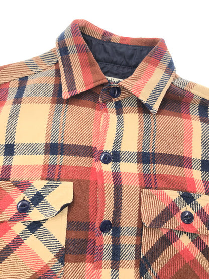 【中古品】【メンズ】 A BATHING APE ア ベイシング エイプ ELBOW PATCH FLANNEL SHIRT 1870-131-064 エルボー パッチ フランネル シャツ トップス 142-260801-rt-16-tagh サイズ：L カラー：レッド 万代Net店