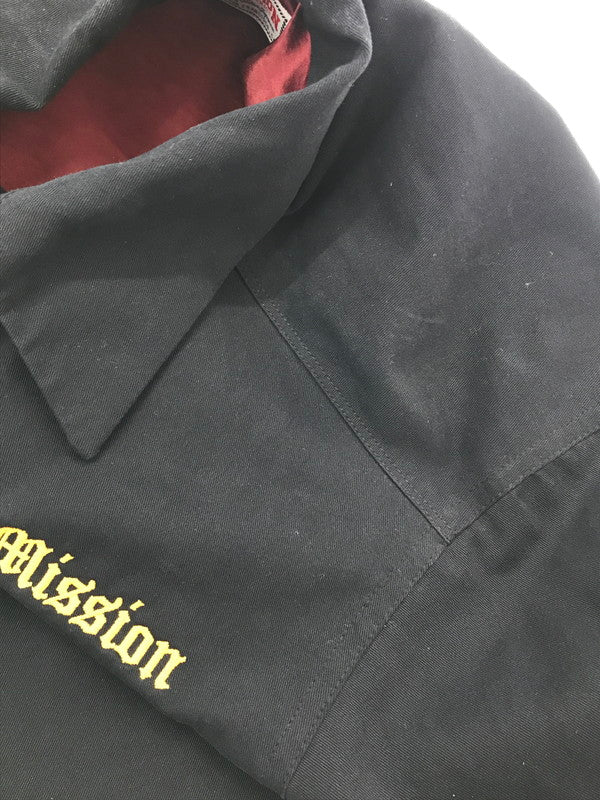 【中古品】【メンズ】 MISSION DISTRICT BY NATIVE JAPANESE ミッション ディストリクト ネイティブ ジャパニーズ WOLFPACK JACKET ウルフパック ジャケット ライトアウター 145-260801-rt-19-tagh サイズ：MEDIUM カラー：ブラック 万代Net店