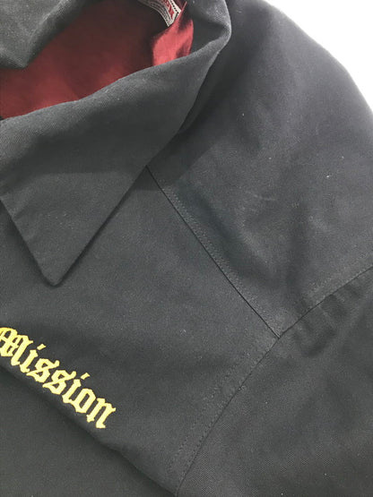 【中古品】【メンズ】 MISSION DISTRICT BY NATIVE JAPANESE ミッション ディストリクト ネイティブ ジャパニーズ WOLFPACK JACKET ウルフパック ジャケット ライトアウター 145-260801-rt-19-tagh サイズ：MEDIUM カラー：ブラック 万代Net店