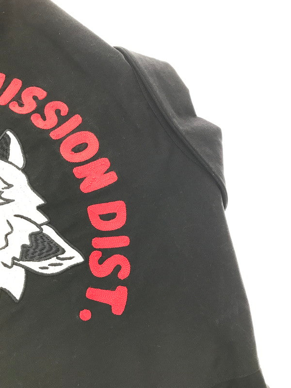 【中古品】【メンズ】 MISSION DISTRICT BY NATIVE JAPANESE ミッション ディストリクト ネイティブ ジャパニーズ WOLFPACK JACKET ウルフパック ジャケット ライトアウター 145-260801-rt-19-tagh サイズ：MEDIUM カラー：ブラック 万代Net店