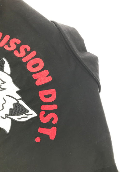 【中古品】【メンズ】 MISSION DISTRICT BY NATIVE JAPANESE ミッション ディストリクト ネイティブ ジャパニーズ WOLFPACK JACKET ウルフパック ジャケット ライトアウター 145-260801-rt-19-tagh サイズ：MEDIUM カラー：ブラック 万代Net店