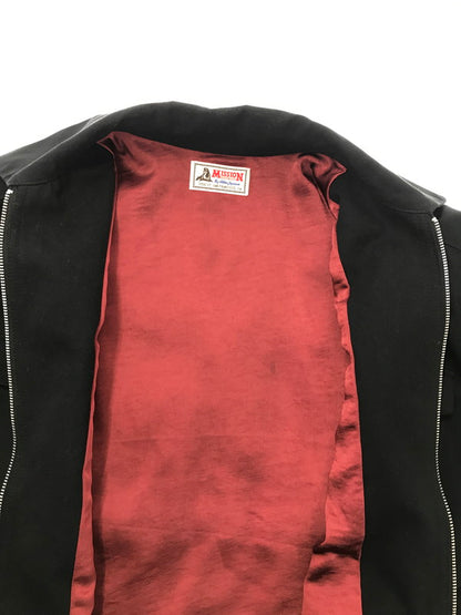 【中古品】【メンズ】 MISSION DISTRICT BY NATIVE JAPANESE ミッション ディストリクト ネイティブ ジャパニーズ WOLFPACK JACKET ウルフパック ジャケット ライトアウター 145-260801-rt-19-tagh サイズ：MEDIUM カラー：ブラック 万代Net店