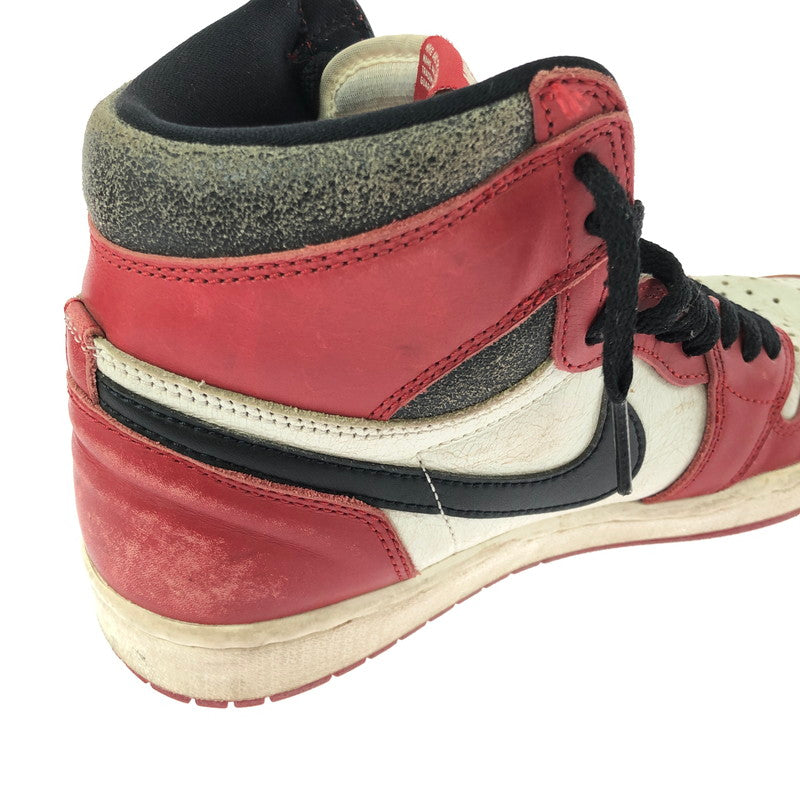 【中古品】【メンズ】 NIKE ナイキ AIR JORDAN 1 RETRO HIGH OG CHICAGO LOST & FOUND DZ5485-612 エア ジョーダン ハイ オージー スニーカー 靴 160-260730-rt-06-tagh サイズ：26.5cm US 8.5 カラー：VARSITY RED/BLACK-SAIL-MUSLIN 万代Net店